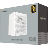 Ocypus Iota P1000 White, PC-Netzteil weiß, 1x 12-Pin High Power GPU, 3x PCIe, Kabelmanagement, 1000 Watt
