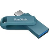 SanDisk Ultra Dual Drive Go 128 GB, USB-Stick blaugrün