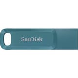SanDisk Ultra Dual Drive Go 128 GB, USB-Stick blaugrün