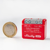 Shelly 1PM Mini Gen4, Relais rot, 2er Pack