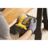 Stanley Akku-Exzenterschleifer (SFMCW220D1S-QW), 18Volt schwarz/gelb, Li-Ion-Akku 2,0Ah, in Softbag