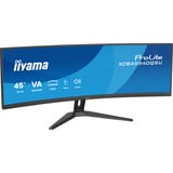iiyama ProLite XCB4594DQSU-B1, LED-Monitor 113 cm (44.5 Zoll), schwarz (matt), DQHD, VA, Curved, HDMI, DP, USB-C, USB-Hub