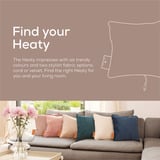 Beurer HK 77 Heaty smokey-taupe, Heizkissen taupe, Samtbezug