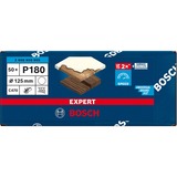 Bosch Professional Expert C470 Schleifblatt, Ø 125mm, K180 ungelocht 50 Stück, für Exzenterschleifer