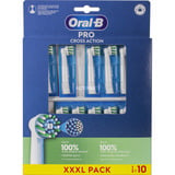 Braun Oral-B Pro Cross Action Aufsteckbürsten 10er weiß