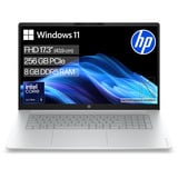 HP OmniBook 3 17-dg0050ngx, Notebook silber, Intel® Core™ Ultra 5 225U, Intel® Graphics, 8 GB DDR5, 256 GB (256 GB SSD), Windows 11 Home