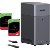 UGREEN DH2300 Bundle mit 2x Seagate IronWolf NAS 4 TB CMR schwarz