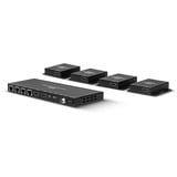 Lindy 4 Port HDMI & IR Splitter Extender, HDMI Splitter schwarz, inklusive Loop Out, 70m