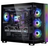 ALTERNATE Gaming-PC Window Edition • RTX 5080 • Intel® Core™ Ultra 7 265K • 32 GB RAM schwarz/transparent, Windows 11 Home