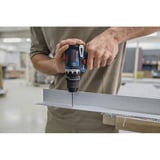 Bosch Akku-Bohrschrauber GSR 12V-32 FC Professional, 12Volt blau/schwarz, 2x Li-Ionen Akku 2,0Ah, L-BOXX, Metallbohrfutteraufsatz, Bohrhammeraufsatz 