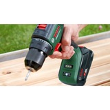 Bosch Heimwerken & Garten Akku-Schlagbohrschrauber UniversalImpact 18V-60 + SET grün/schwarz, 2x Li-Ionen Akku 2,0Ah, Koffer + 51-teiliges Zubehör, POWER FOR ALL ALLIANCE