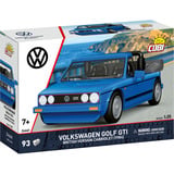 COBI Volkswagen Golf GTI British Version Cabriolet (1984), Konstruktionsspielzeug blau, Maßstab 1:35