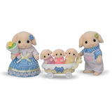 EPOCH Traumwiesen Sylvanian Families - Kaninchen Familie, Konstruktionsspielzeug 