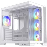 Silentware View A-RGB , Tower-Gehäuse weiß, Tempered Glass x2