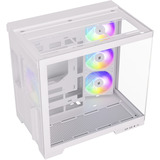 Silentware View A-RGB , Tower-Gehäuse weiß, Tempered Glass x2
