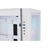 Thermaltake Ceres 500 TG ARGB Snow White, Tower-Gehäuse weiß, Tempered Glass