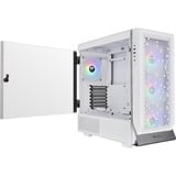 Thermaltake Ceres 500 TG ARGB Snow White, Tower-Gehäuse weiß, Tempered Glass