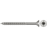 fischer Spanplattenschraube PowerFast II 4,0x45 Senkkopf TX 200 Stück, mit Teilgewinde, Edelstahl A2