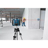 Bosch Rotationslaser GRL 300 HV Professional blau/schwarz, rote Laserlinie, mit Laser-Empfänger LR 1, in L-BOXX