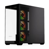 Krux EXO , Tower-Gehäuse schwarz, Tempered Glass x 2