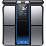 Renpho MorphoScan, Waage schwarz/silber, USB-C, Bluetooth