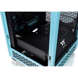 Thermaltake The Tower 200 Turquoise, Tower-Gehäuse türkis, Tempered Glass