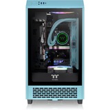Thermaltake The Tower 200 Turquoise, Tower-Gehäuse türkis, Tempered Glass