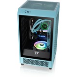 Thermaltake The Tower 200 Turquoise, Tower-Gehäuse türkis, Tempered Glass