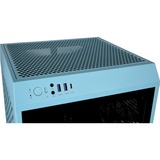 Thermaltake The Tower 200 Turquoise, Tower-Gehäuse türkis, Tempered Glass