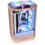 Thermaltake The Tower 300 Peach Fuzz, Tower-Gehäuse pfirsich, Tempered Glass