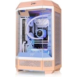 Thermaltake The Tower 300 Peach Fuzz, Tower-Gehäuse pfirsich, Tempered Glass