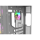 Thermaltake View 380 XL WS ARGB , Tower-Gehäuse weiß/holz, Tempered Glass x 2, Holz-Struktur