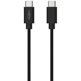 Ansmann USB Typ-C zu Typ-C Daten und Ladekabel schwarz, 2,0 Meter, Laden mit bis zu 60 Watt