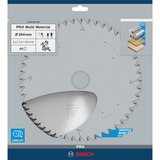 Bosch Professional PRO Multi Material Kreissägeblatt, Ø 254mm, 60Z Bohrung 30mm, für Kapp- & Gehrungssägen