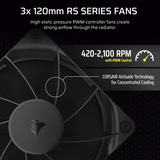Corsair NAUTILUS 360 RS Generalüberholt, Wasserkühlung schwarz