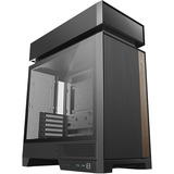 DeepCool CL660, Tower-Gehäuse schwarz/holz, Tempered Glass