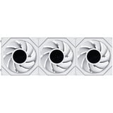 Lian Li UNI FAN TL LCD FLEX 120 Wireless, Gehäuselüfter weiß, 3er Pack mit Controller, 124 mm