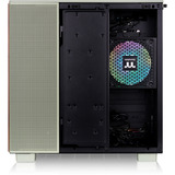 Thermaltake View 380 XL WS ARGB Matcha Green, Tower-Gehäuse hellgrün/holz, Tempered Glass x 2, Holzstruktur
