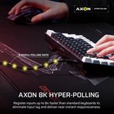 Corsair CLIPPER PRO MINI 60, Gaming-Tastatur schwarz, DE-Layout, Corsair MGX Hyperdrive