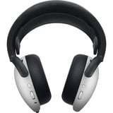 Dell Alienware Tri-Mode Wireless AW725H  Lunar Light, Gaming-Headset weiß, Hi-Res Audio, Bluetooth, 2,4 GHz, Kabel
