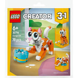 LEGO 30714 Creator 3-in-1 Orange Katze	, Konstruktionsspielzeug Polybag