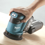 Makita Akku-Exzenterschleifer DBO180Z, 18Volt blau/schwarz, ohne Akku und Ladegerät