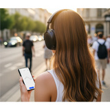 Medion Life HX1-Pure Over-Ear-Kopfhörer  schwarz, Bluetooth