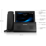 Ubiquiti UG3 Touch Enterprise, VoIP-Telefon anthrazit