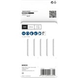 Bosch Stichsägeblatt T 101 AIF Clean for Hard Wood, 100mm 5 Stück