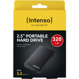 Intenso Portable Hard Drive 320 GB Generalüberholt, Externe Festplatte schwarz, Refurbished