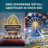 KOSMOS EXIT Das Spiel Family 2: Backstage Boys/Jahrmarkt im Dunkeln, Rätselspiel 