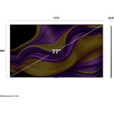 LG OLED77G57LW evo TV, OLED-Fernseher 194.7 cm (77 Zoll), silber/schwarz, UltraHD/4K, Triple Tuner, HDR, 120Hz Panel