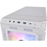 Thermaltake View 300 MX ARGB Snow White, Tower-Gehäuse weiß, Tempered Glass