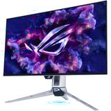 ASUS ROG Swift OLED PG27AQWP-W, Gaming-Monitor 67.3 cm (26.5 Zoll), silber/transparent, QHD, USB-Hub, Dual-Mode (QHD @ 540Hz, HD @ 720Hz), 540Hz Panel